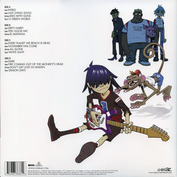 Gorillaz : Demon Days (2xLP, Album, RE, Gat)