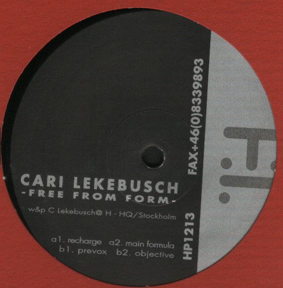 Cari Lekebusch : Free From Form (12")