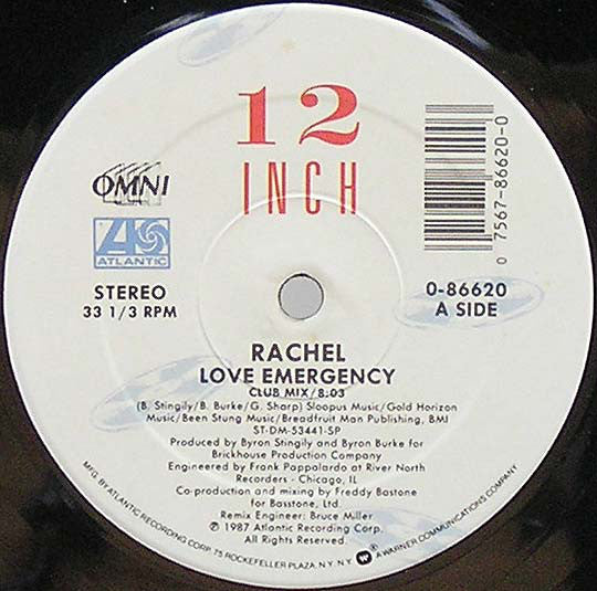 Rachel : Love Emergency (12", Maxi, SRC)