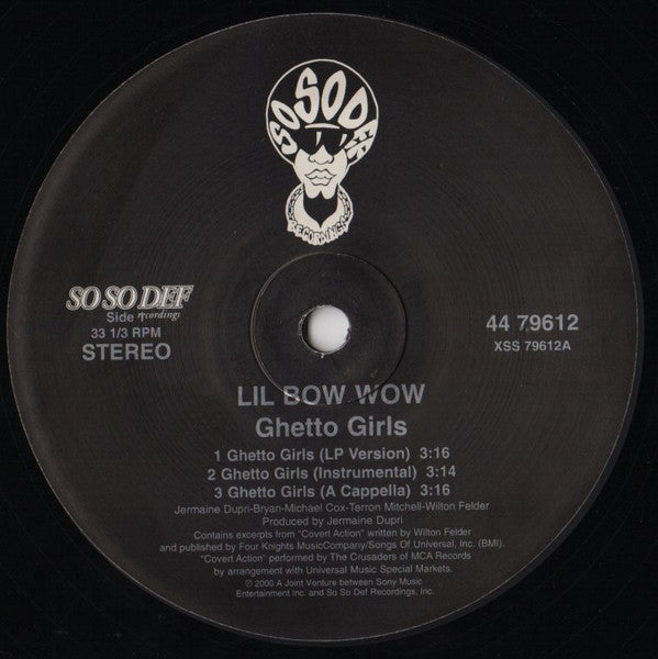 Lil' Bow Wow : Ghetto Girls / Puppy Love (12")