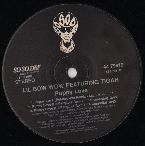 Lil' Bow Wow : Ghetto Girls / Puppy Love (12")