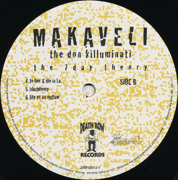 Makaveli : The Don Killuminati (The 7 Day Theory) (2xLP, Album, RE, RM)