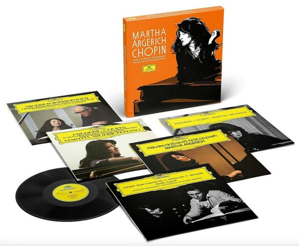 Frédéric Chopin, Martha Argerich : Solo & Concerto Recordings On Deutsche Grammophon (5xLP, RE, 180 + Box, Comp, Ltd, Num)