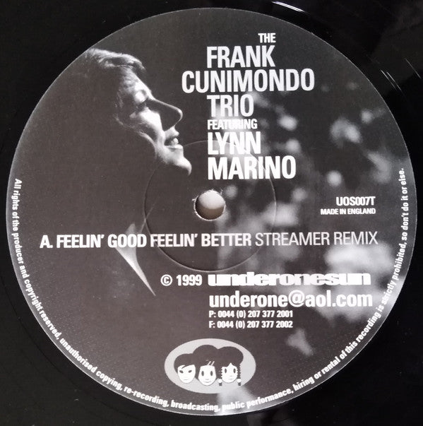 The Frank Cunimondo Trio Featuring Lynn Marino : Feelin' Good (12")