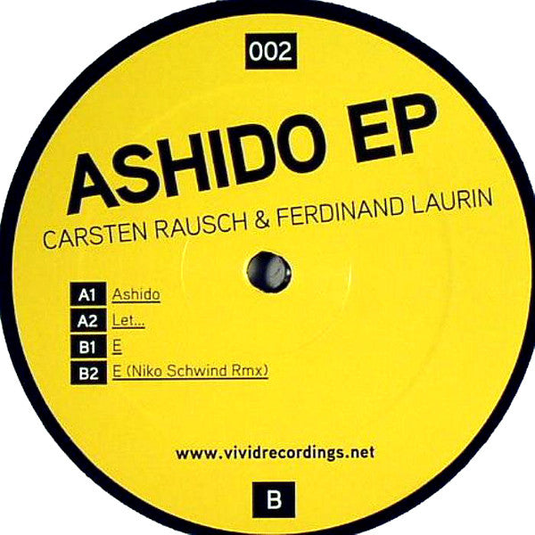 Carsten Rausch & Ferdinand Laurin : Ashido EP (12", EP)