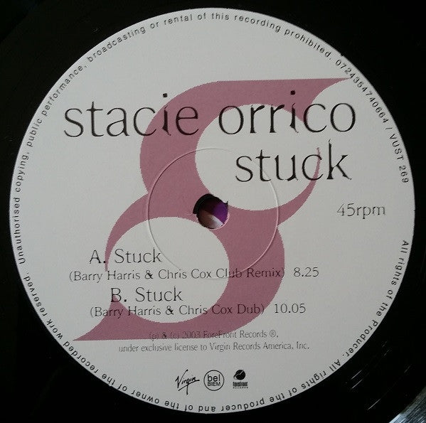 Stacie Orrico : Stuck (12")