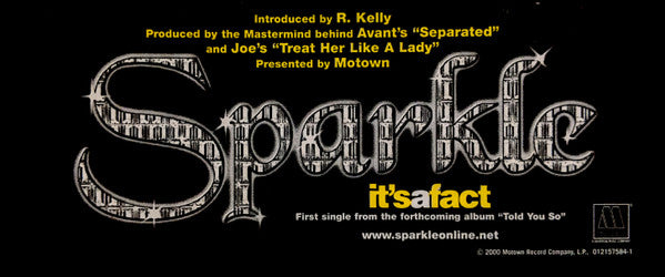 Sparkle (2) : It's A Fact (12", Promo)