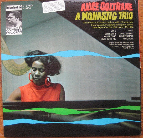 Alice Coltrane : A Monastic Trio (LP, Album)