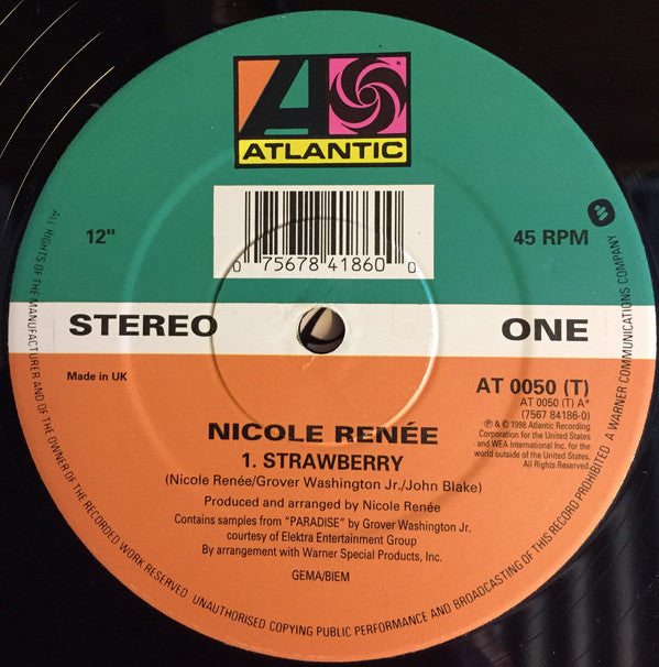 Nicole Renée : Strawberry (12")