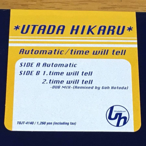 Utada Hikaru : Automatic / Time Will Tell (12")