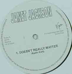 Janet Jackson : Doesn't Really Matter (12", Promo)