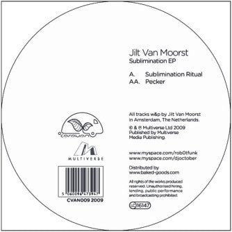 Jilt van Moorst : Sublimination EP (12", EP)