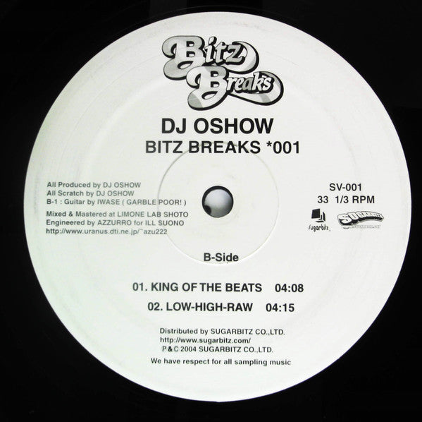 DJ Oshow : Bitz Breaks *001 (12", EP)