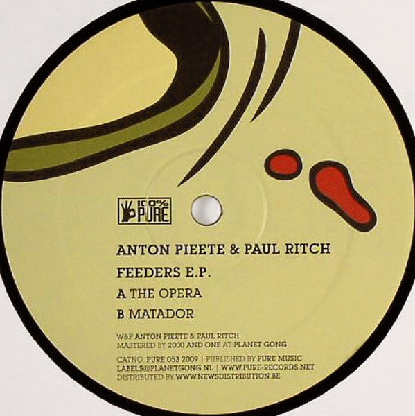 Anton Pieete & Paul Ritch : Feeders E.P. (12", EP)