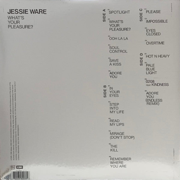 Jessie Ware : What's Your Pleasure? (The Platinum Pleasure Edition) (2xLP, Album, Dlx, Gat)