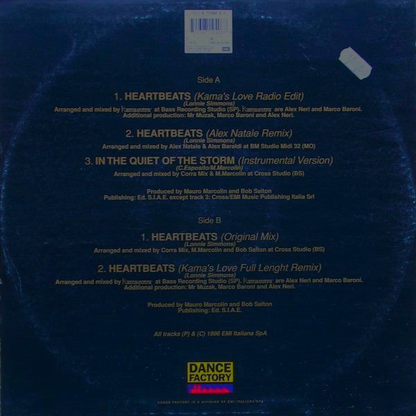 B.S. Project Featuring Eileina Dennis : Heartbeats (12")