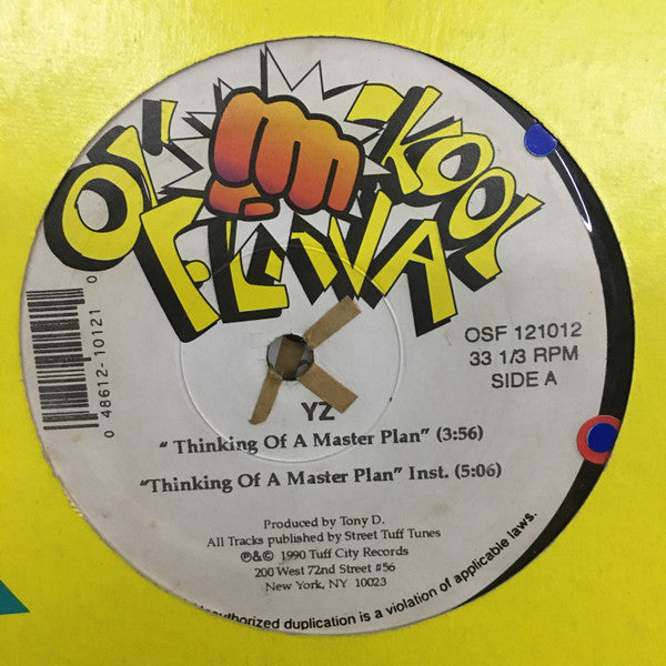 YZ : Thinking Of A Master Plan / In Control Of Things (12")