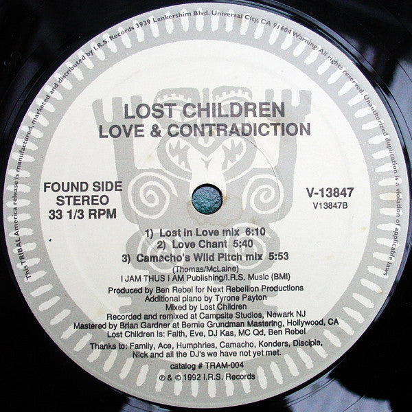 Lost Children : Love & Contradiction (12")