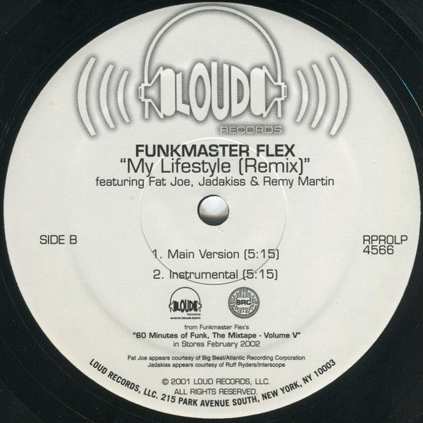 Funkmaster Flex : My Lifestyle (Remix) (12")