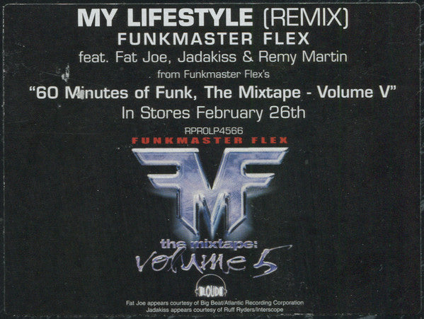 Funkmaster Flex : My Lifestyle (Remix) (12")