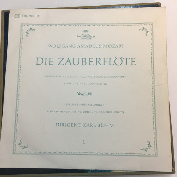 Wolfgang Amadeus Mozart • Karl Böhm • Evelyn Lear • Roberta Peters • Lisa Otto • Fritz Wunderlich • Dietrich Fischer-Dieskau • Franz Crass • Berliner Philharmoniker : Die Zauberflöte / The Magic Flute  (3xLP + Box)