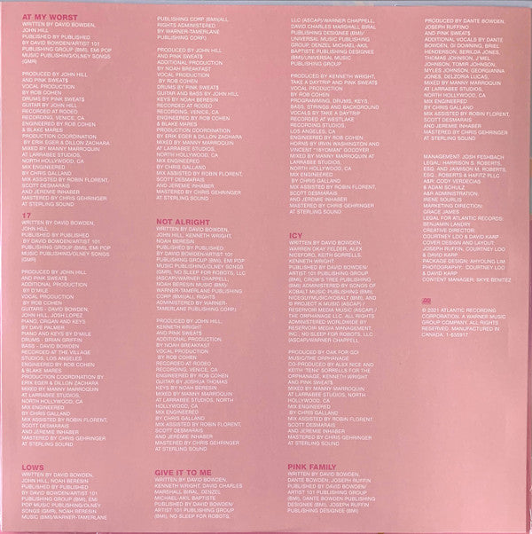 Pink Sweat$ : Pink Planet (LP, Album, Ltd, Pin)