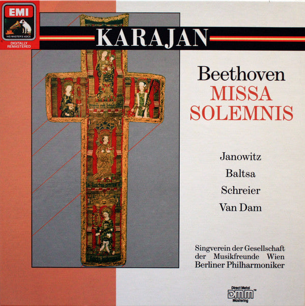 Ludwig Van Beethoven, Herbert Von Karajan : Missa Solemnis (2xLP, Box)