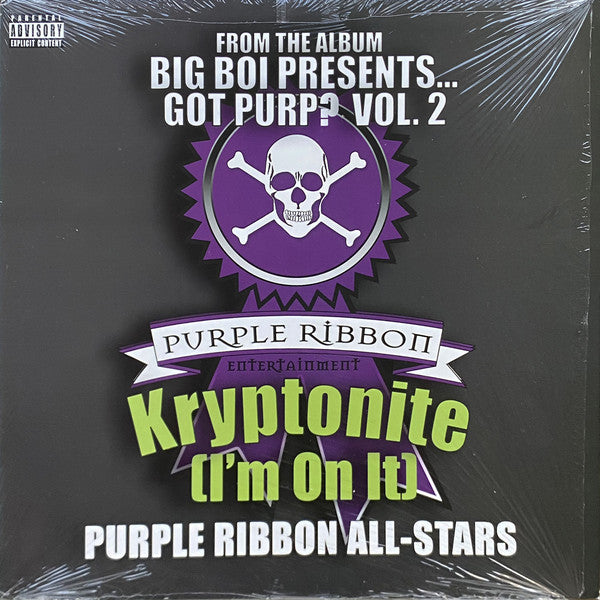 Purple Ribbon Allstars : Kryptonite (I'm On It) (12", Single)