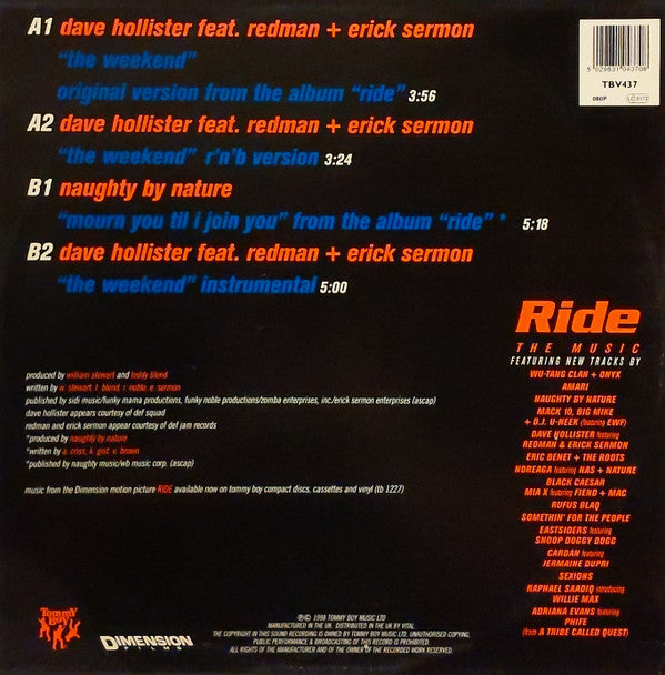 Various : Ride (Music From The Dimension Motion Picture) (12")