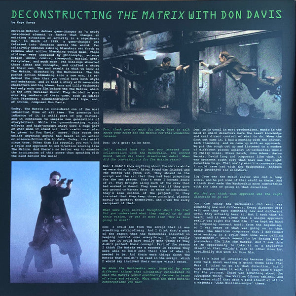 Don Davis (4) : The Matrix (The Complete Edition) (3xLP, RSD, Dlx, Gre)