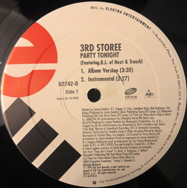 3rd Storee : Party Tonight (12", Maxi)