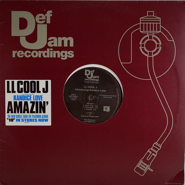 LL Cool J Introducing Kandice Love : Amazin' (12", Single, Promo)