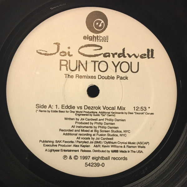 Joi Cardwell : Run To You (The Remixes) (2x12")