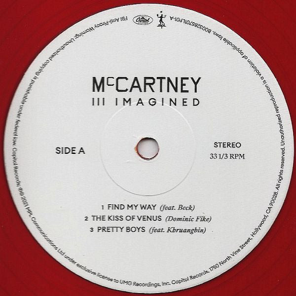 Paul McCartney : McCartney III Imagined (2xLP, Album, Ltd, Red)