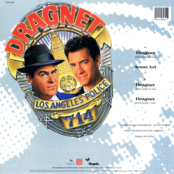 The Art Of Noise : Dragnet (12")