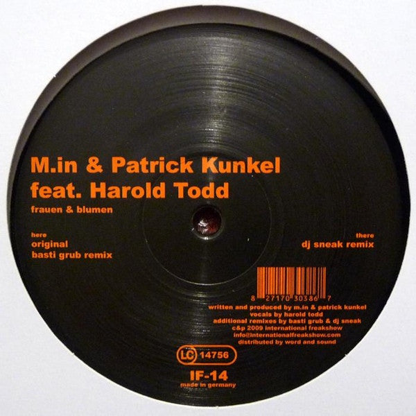 M.in & Patrick Kunkel : Frauen & Blumen (12")