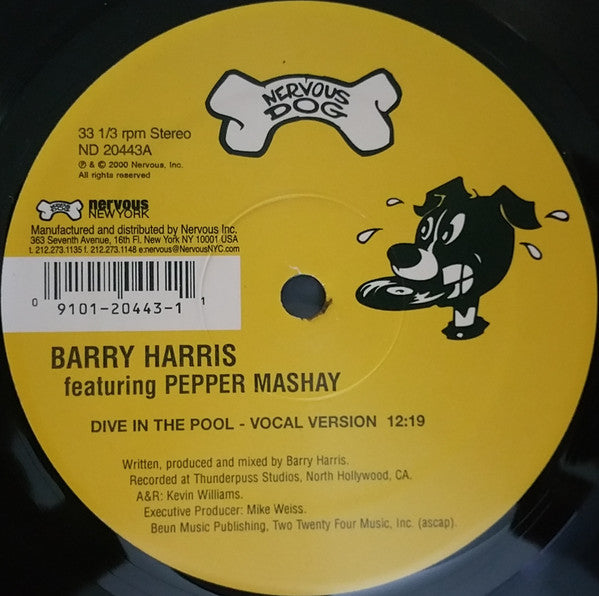 Barry Harris Featuring Pepper Mashay : Dive In The Pool (12")