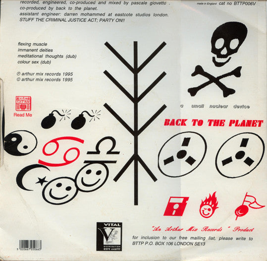 Back To The Planet : A Small Nuclear Device (12", EP)