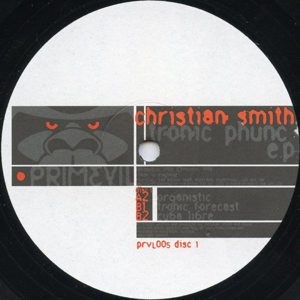 Christian Smith : Tronic Phunc EP (2x12", EP)