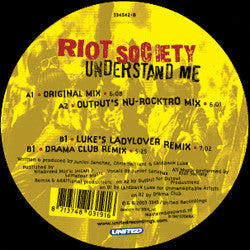 Riot Society : Understand Me (12")