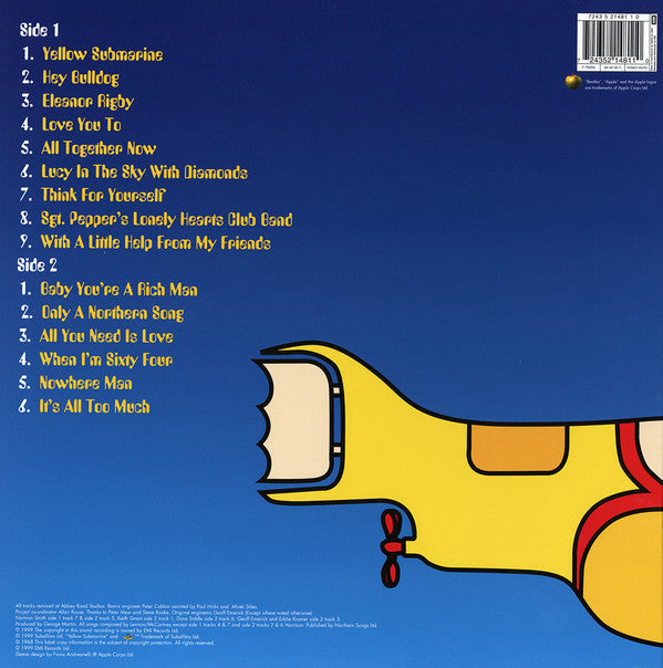 The Beatles : Yellow Submarine Songtrack (LP, Comp)