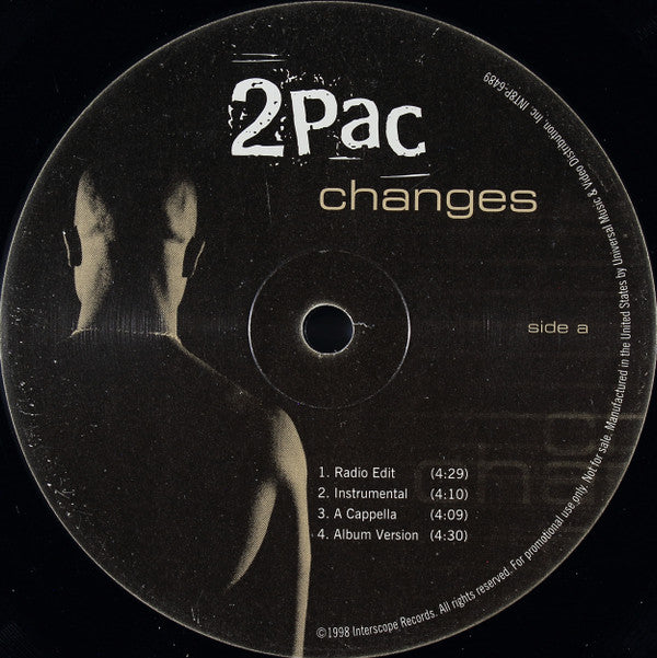 2Pac : Changes (12", Single, Promo)