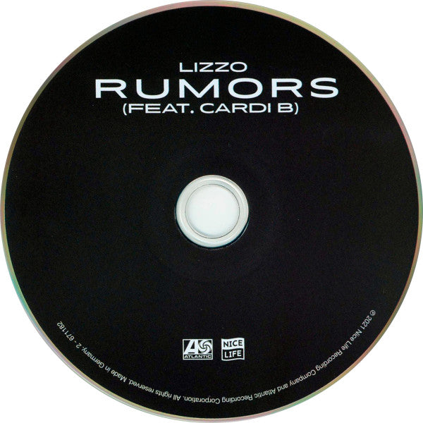 Lizzo Feat. Cardi B : Rumors  (CD, Single, Ltd)