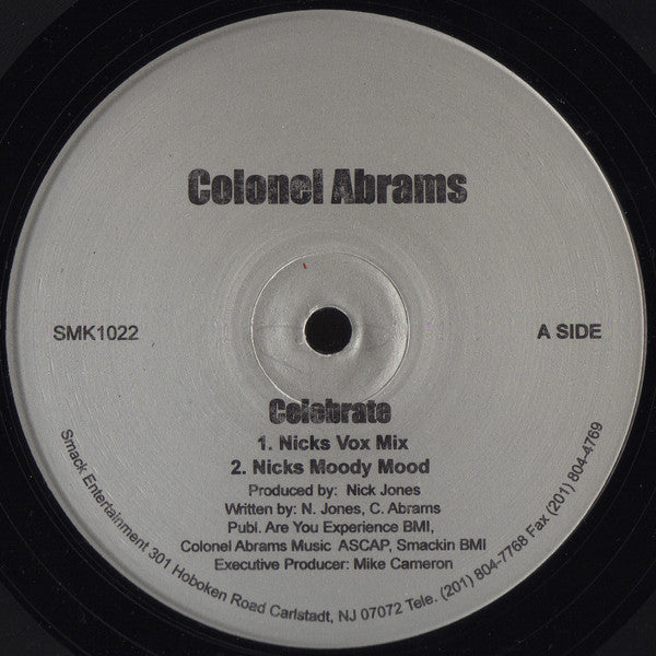 Colonel Abrams : Celebrate (12")