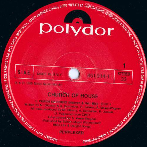 Perplexer : Church Of House (12")