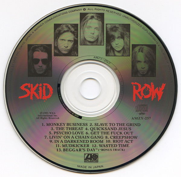 Skid Row : Slave To The Grind (CD, Album, Ltd)