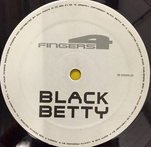 Flashback : Black Betty (12")