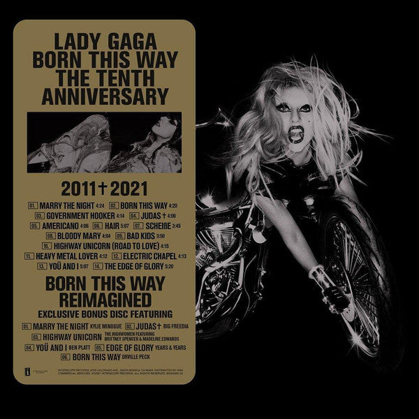 Lady Gaga : Born This Way (The Tenth Anniversary) (CD, Album, RE + CD)