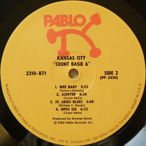 Count Basie 6 : Kansas City (LP, Album)