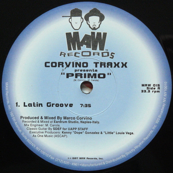 Corvino Traxx : Primo (12")